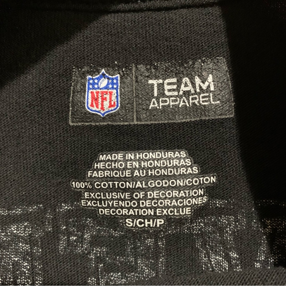 NFL Team Apparel Black Super Bowl XLVII Champions Baltimore Ravens T-Shirt Small - Picture 3 of 5